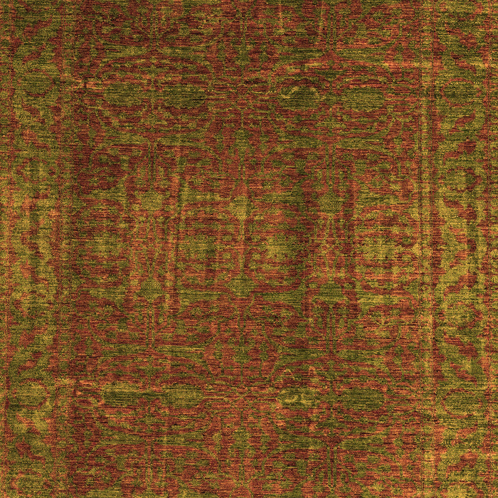 Machine Washable Oriental Orange Modern Area Rugs, wshabs4134org