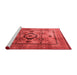 Modern Red Washable Rugs