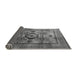 Sideview of Oriental Gray Modern Rug, abs4135gry