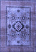 Machine Washable Oriental Blue Modern Rug, wshabs4135blu