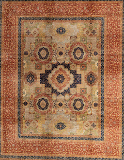 Abstract Red Oriental Rug, abs4135