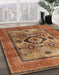 Machine Washable Abstract Tomato Red Rug in a Family Room, wshabs4135