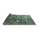 Sideview of Oriental Light Blue Modern Rug, abs4135lblu