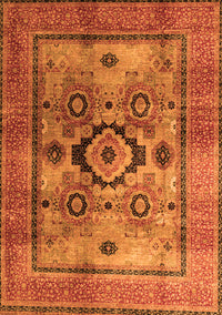 Oriental Orange Modern Rug, abs4135org