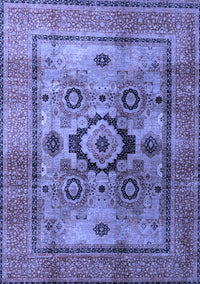 Oriental Blue Modern Rug, abs4135blu