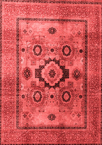 Oriental Red Modern Rug, abs4135red