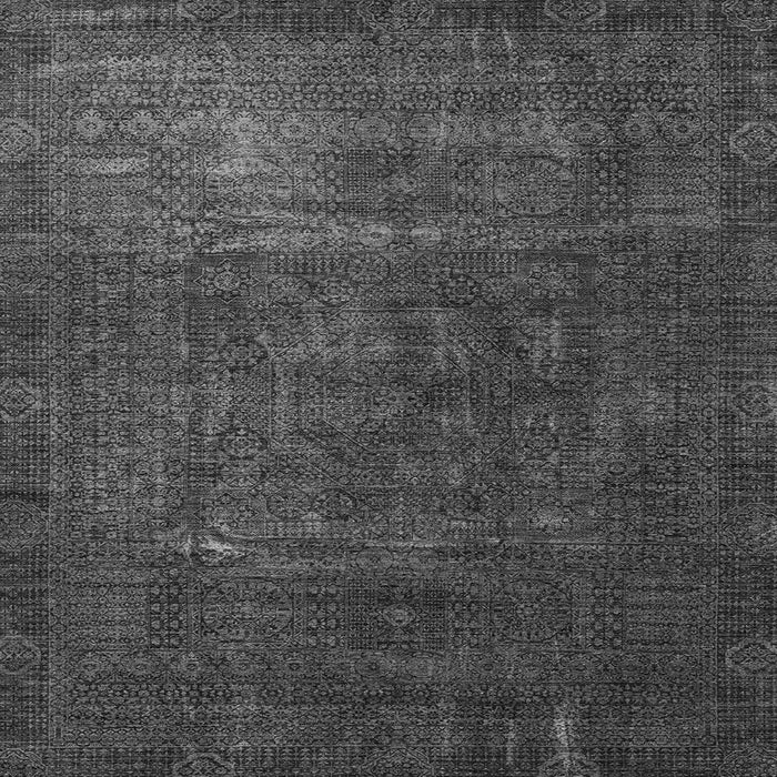 Square Oriental Gray Modern Rug, abs4136gry