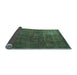 Sideview of Oriental Light Blue Modern Rug, abs4136lblu