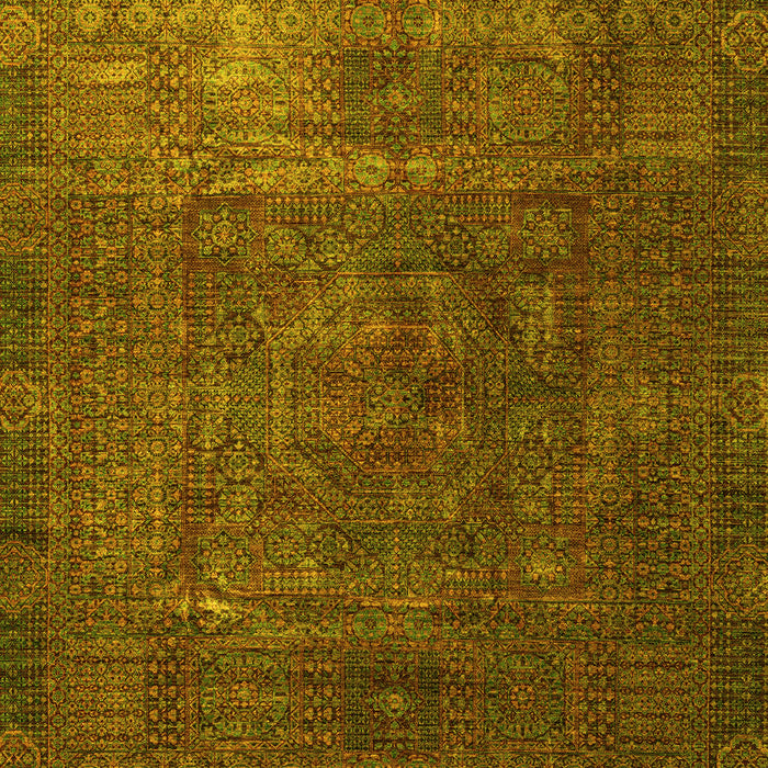 Oriental Yellow Modern Rug, abs4136yw