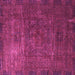 Square Oriental Pink Modern Rug, abs4136pnk