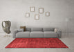 Modern Red Washable Rugs