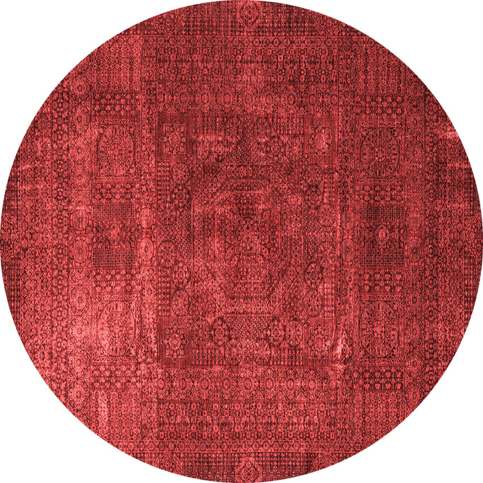 Machine Washable Oriental Red Modern Rug, wshabs4136red