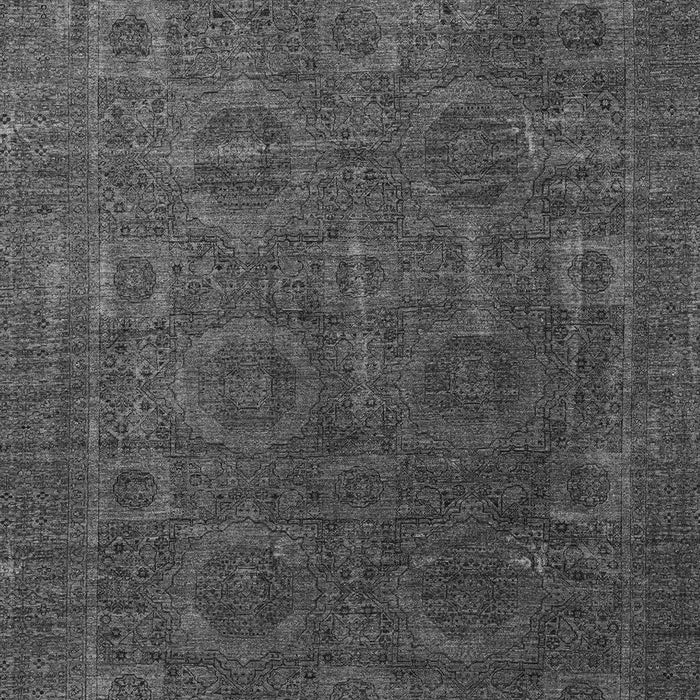 Machine Washable Oriental Gray Modern Rug, wshabs4137gry