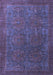 Oriental Blue Modern Rug, abs4137blu