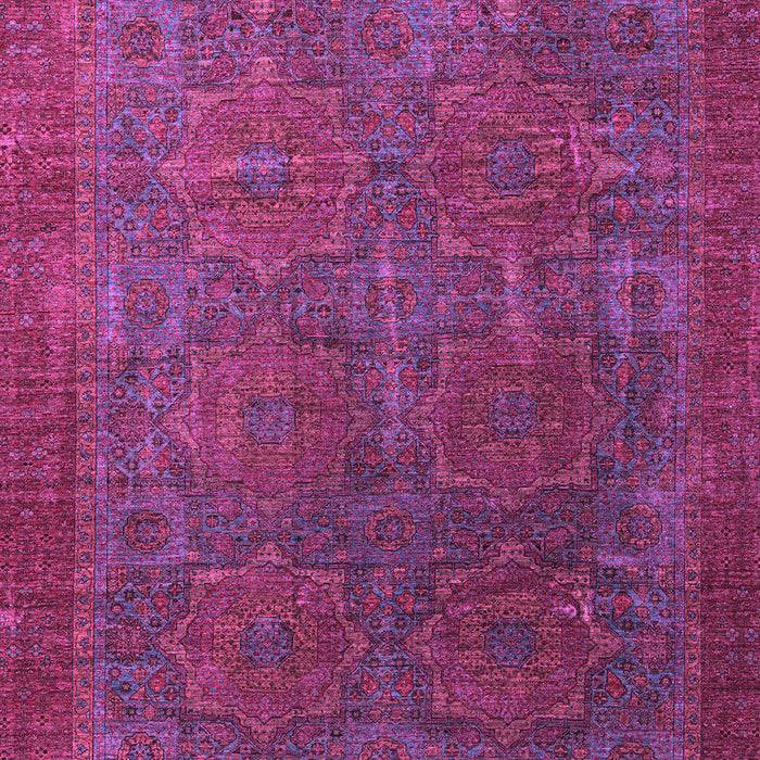 Machine Washable Oriental Purple Modern Area Rugs, wshabs4137pur