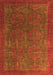 Oriental Orange Modern Rug, abs4137org