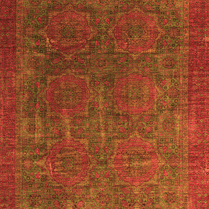 Oriental Orange Modern Rug, abs4137org