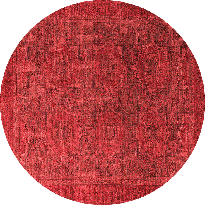 Machine Washable Oriental Red Modern Rug, wshabs4137red