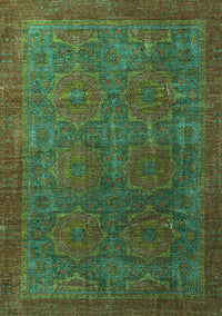 Oriental Turquoise Modern Rug, abs4137turq