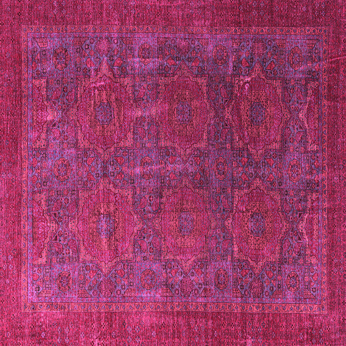 Square Oriental Pink Modern Rug, abs4137pnk