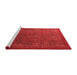 Modern Red Washable Rugs