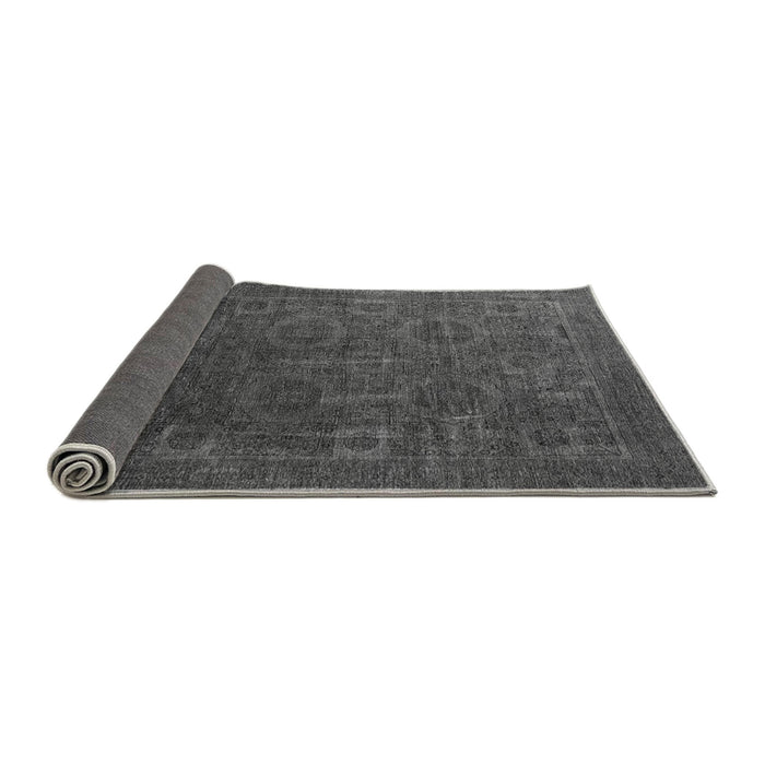 Sideview of Oriental Gray Modern Rug, abs4137gry