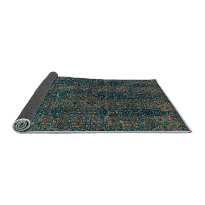 Sideview of Abstract Taupe Brown Oriental Rug, abs4138