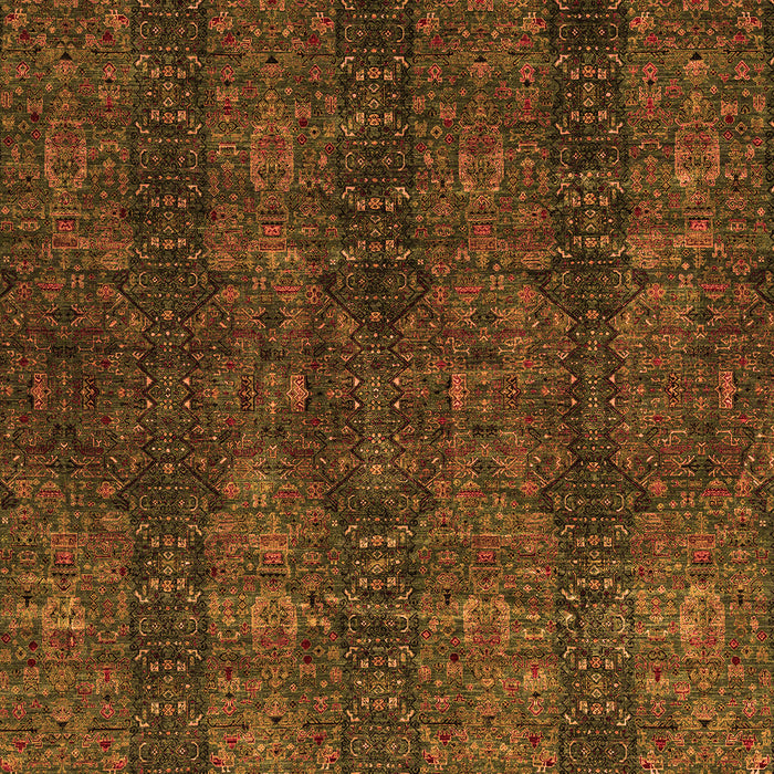 Machine Washable Oriental Orange Modern Area Rugs, wshabs4138org