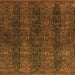 Square Oriental Orange Modern Rug, abs4138org