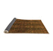 Sideview of Oriental Orange Modern Rug, abs4138org