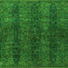 Square Oriental Green Modern Rug, abs4138grn