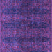 Square Oriental Purple Modern Rug, abs4138pur