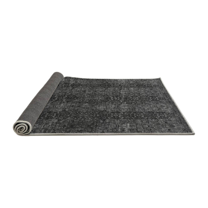 Sideview of Oriental Gray Modern Rug, abs4138gry