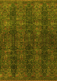 Oriental Yellow Modern Rug, abs4138yw