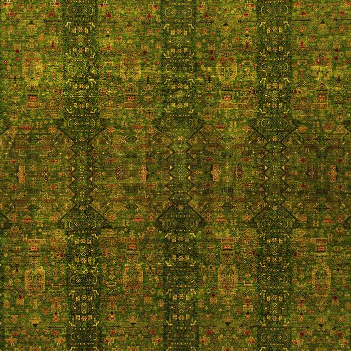 Oriental Yellow Modern Rug, abs4138yw