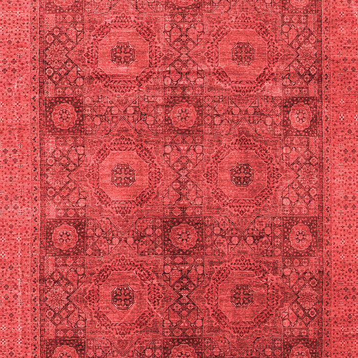 Machine Washable Oriental Red Modern Rug, wshabs4139red