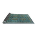 Sideview of Oriental Light Blue Modern Rug, abs4139lblu