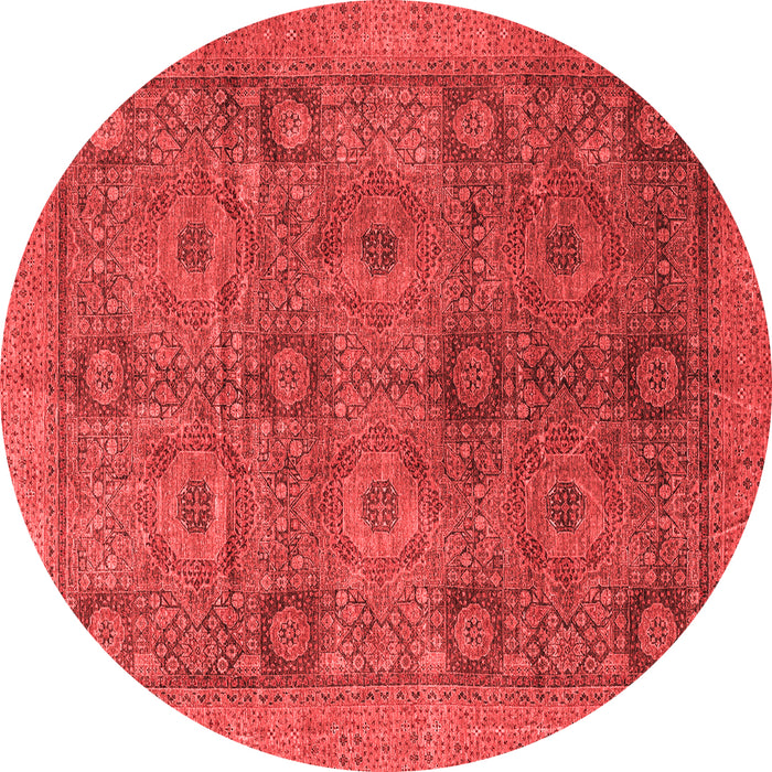 Machine Washable Oriental Red Modern Rug, wshabs4139red