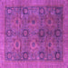 Square Oriental Purple Modern Rug, abs4139pur