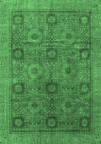 Oriental Emerald Green Modern Rug, abs4139emgrn