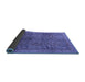 Sideview of Oriental Blue Modern Rug, abs4139blu