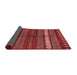 Abstract Red Modern Area Rugs