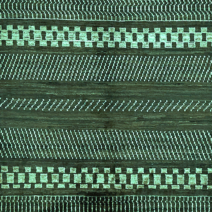 Machine Washable Abstract Turquoise Modern Area Rugs, wshabs413turq