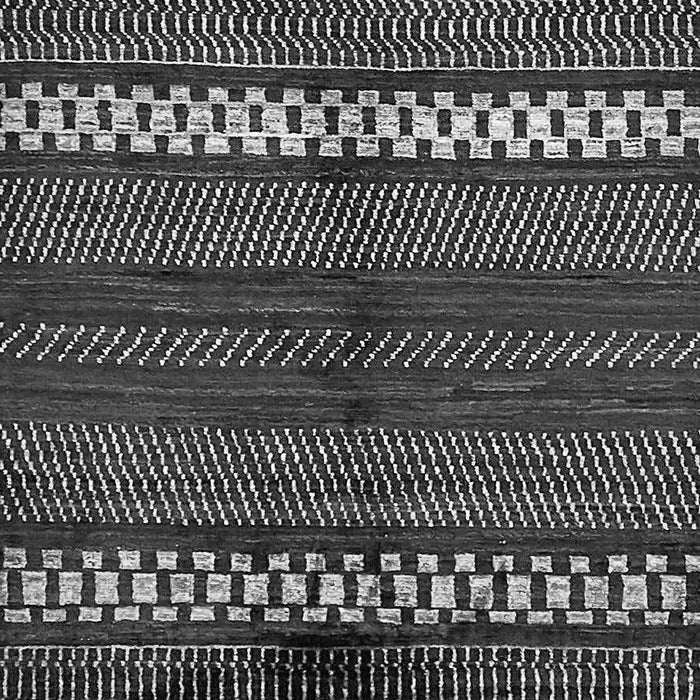 Machine Washable Abstract Gray Modern Rug, wshabs413gry