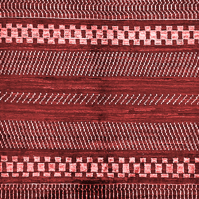 Abstract Red Modern Area Rugs