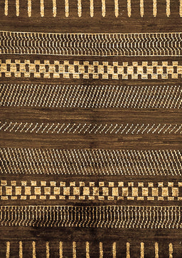 Abstract Brown Modern Rug, abs413brn