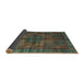 Sideview of Abstract Red Brown Oriental Rug, abs4140