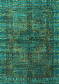 Oriental Turquoise Modern Rug, abs4140turq