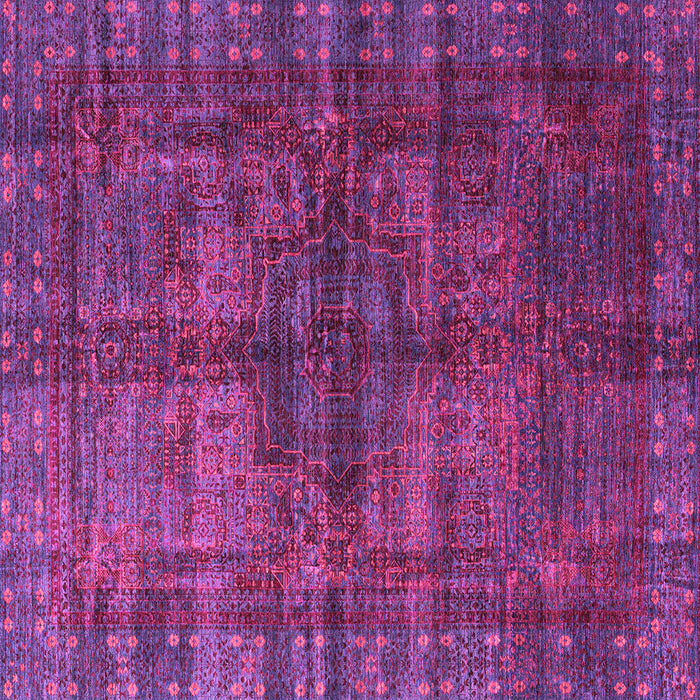 Square Oriental Pink Modern Rug, abs4140pnk
