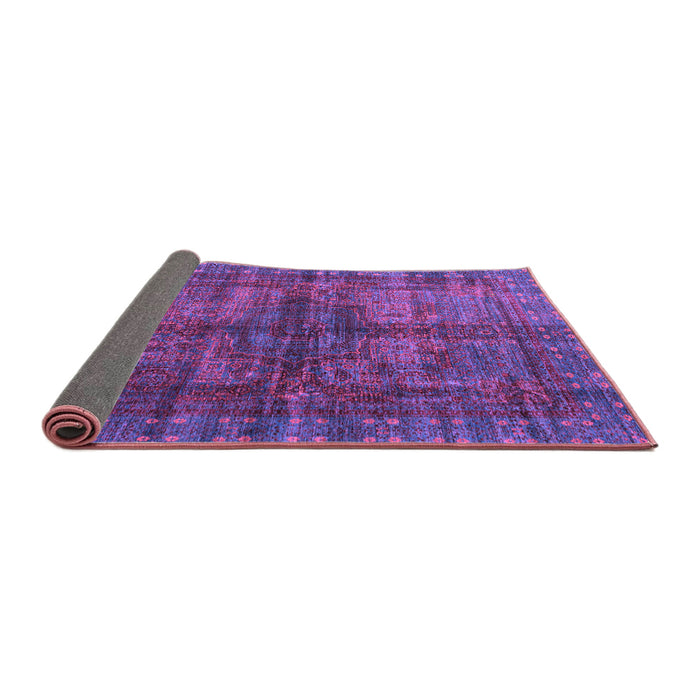Sideview of Oriental Purple Modern Rug, abs4140pur